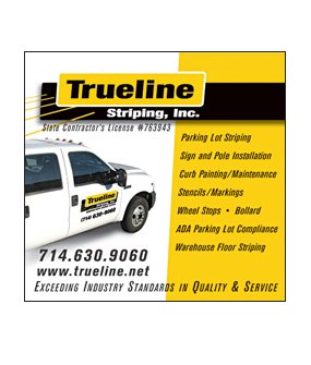 Trueline Striping ad